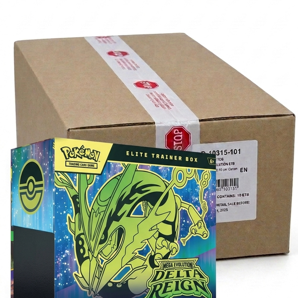 Delta Reign Elite Trainer Master Case | 10 ETBs | English | Pre-Order