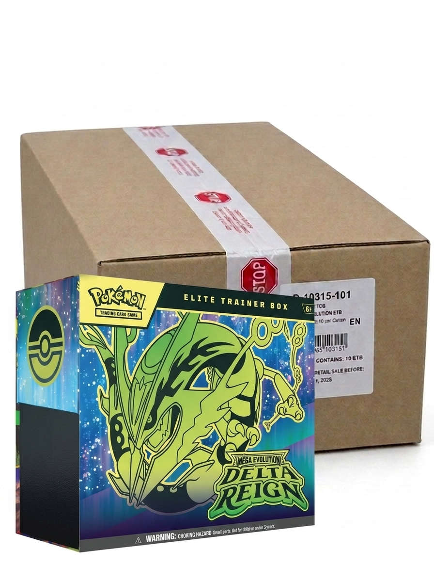 Delta Reign Elite Trainer Master Case | 10 ETBs | English | Pre-Order