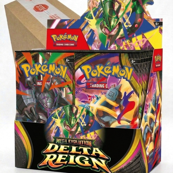 Delta Reign (ME06) Booster Box Case – 6 Booster Boxes
